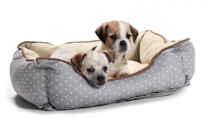 Hunter Hundesofa White Dots