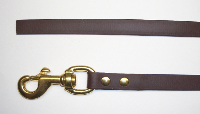 Bellepet Biothane Kurzführer 45cm - Messing