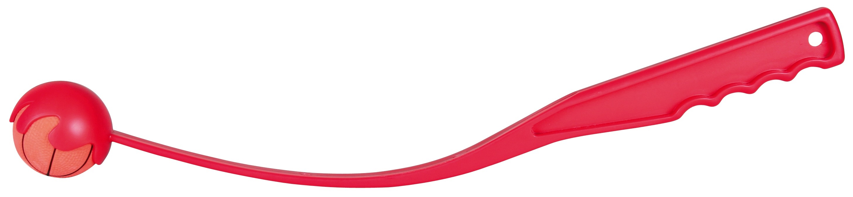 Trixie - Ballschleuder mit Moosgummiball, schwimmt 