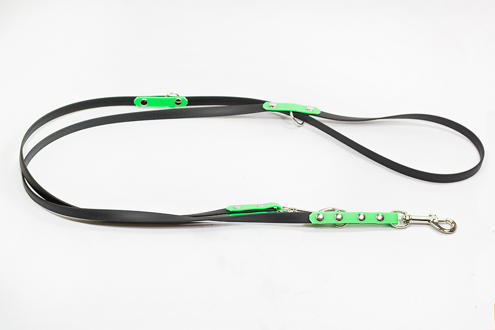 Bellepet Biothane Verlängerungsleine "bicolor" 2,80m - Grundfarbe schwarz