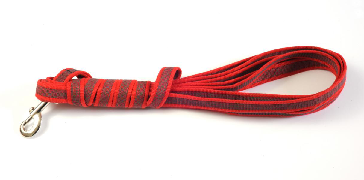 Bellepet - gummierte Nylonleine / Schleppleine 5m mit Handschlaufe
