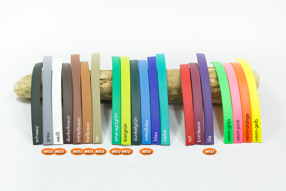 Bellepet Biothane Verlängerungsleine "bicolor" 2,80m - Grundfarbe dunkelbraun