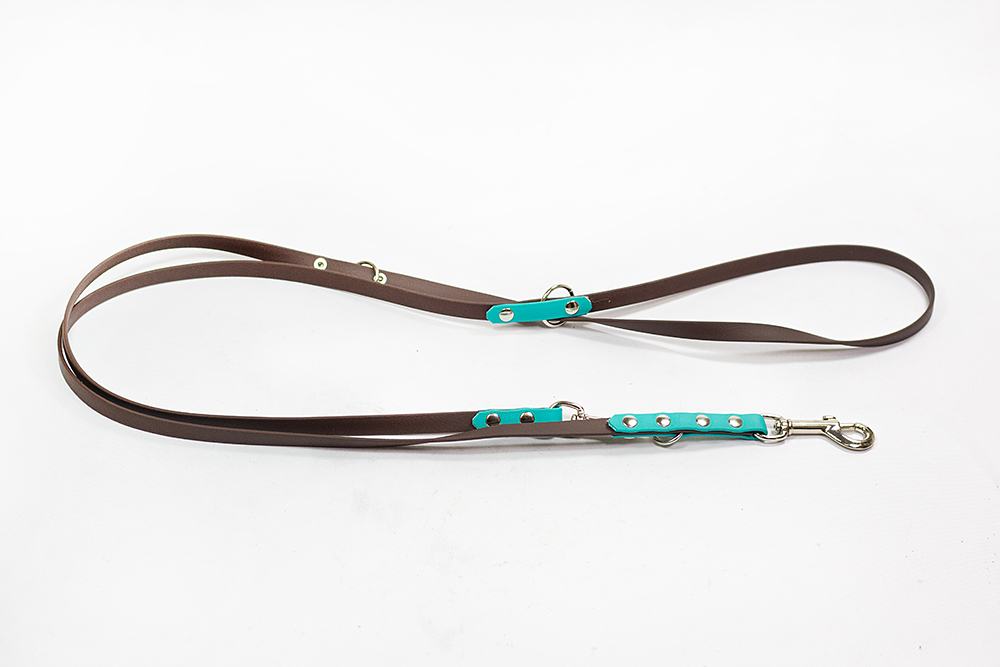 Bellepet Biothane Verlängerungsleine "bicolor" 2,80m - Grundfarbe dunkelbraun