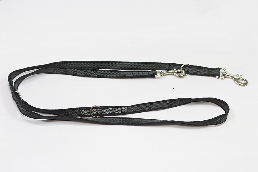 Bellepet - gummierte Nylonleine 2,80m 3-fach verstellbar