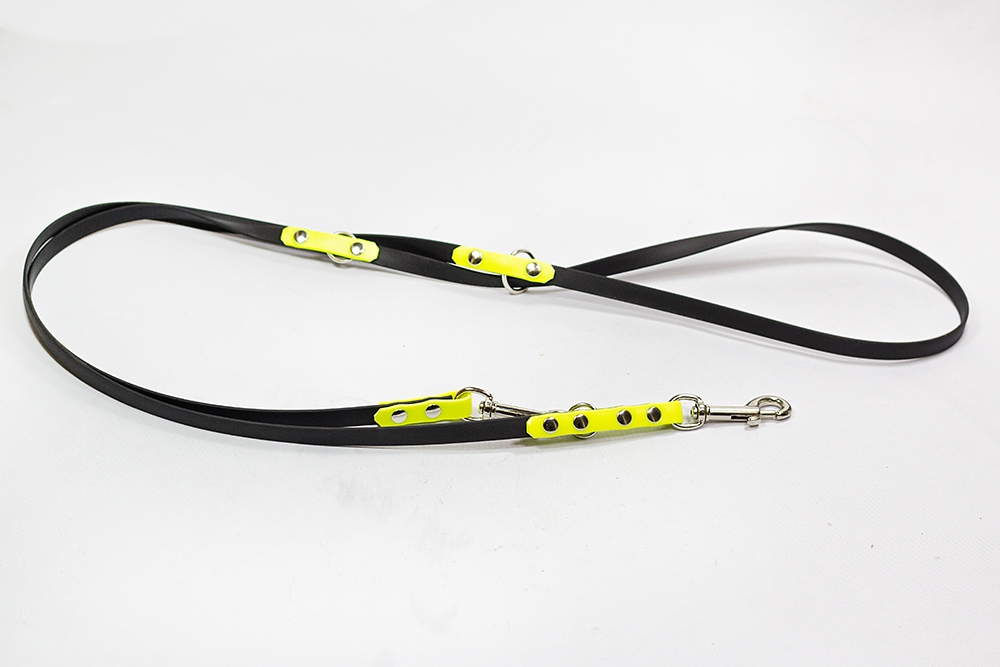 Bellepet Biothane Verlängerungsleine "bicolor" 2,80m - Grundfarbe schwarz