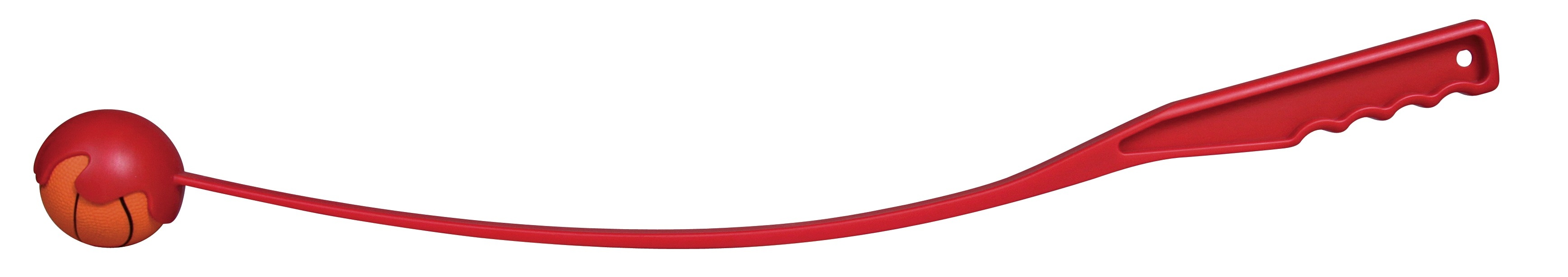 Trixie - Ballschleuder mit Moosgummiball, schwimmt 