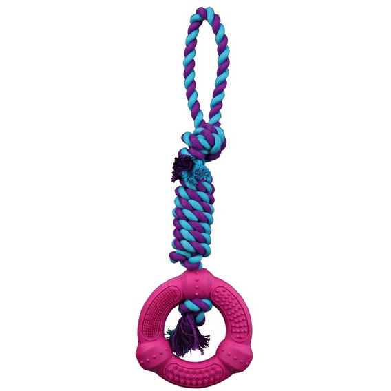 Trixie - Denta Fun Spieltau mit Ring