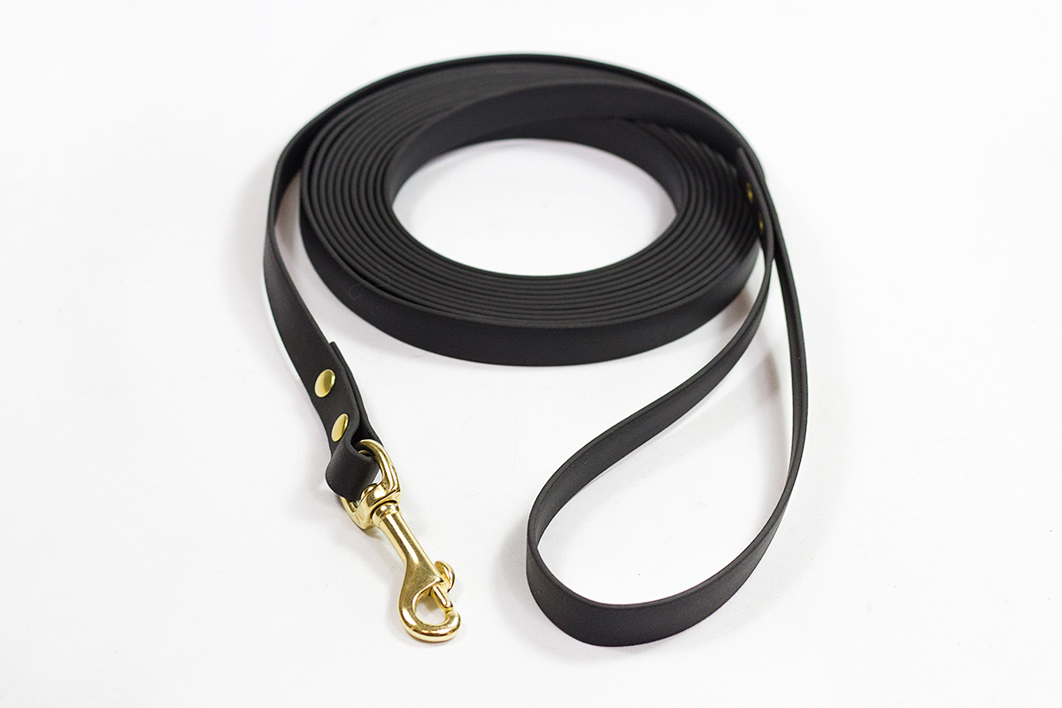 Bellepet Biothaneleine / Schleppleine 7m mit Handschlaufe -  Messing