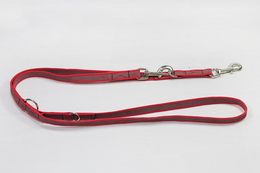 Bellepet - gummierte Nylonleine 2,80m 3-fach verstellbar