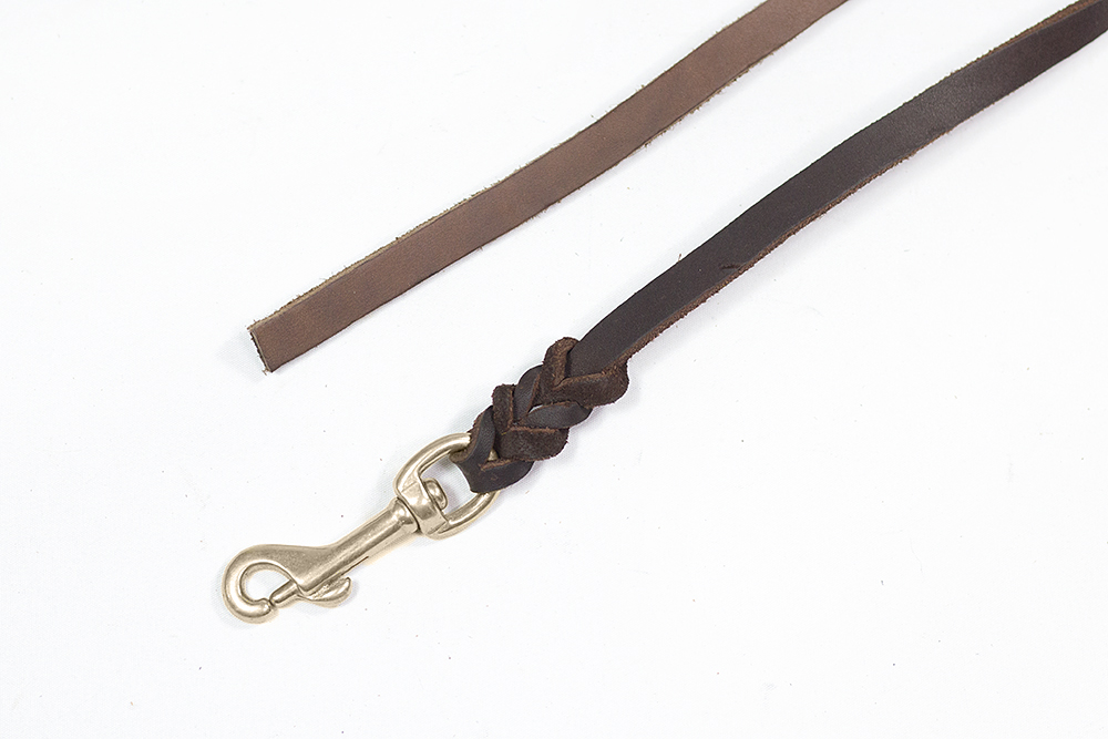 Bellepet Fettlederleine / Schleppleine 7m ohne Handschlaufe - Chrom