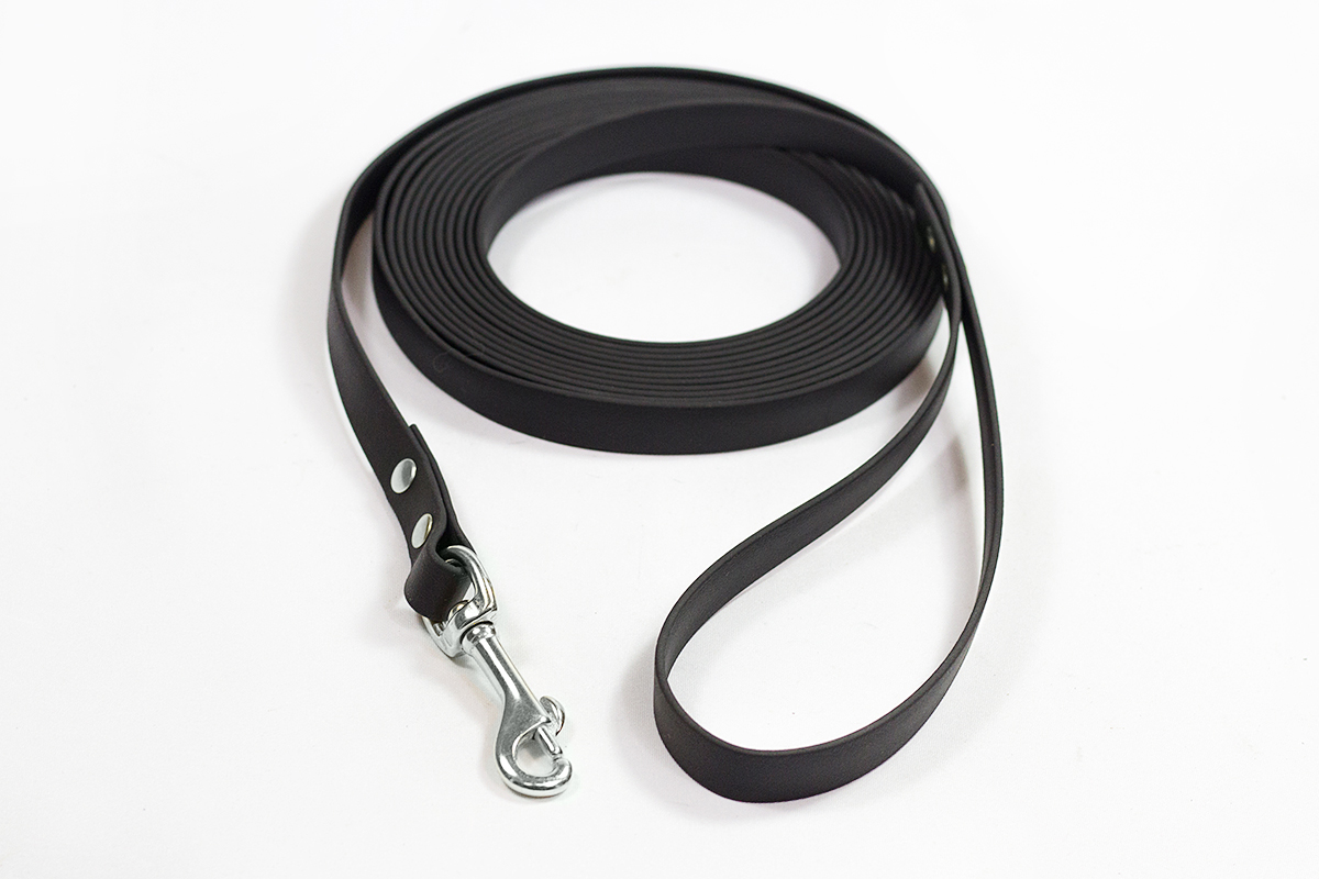 Bellepet Biothaneleine / Schleppleine 7m mit Handschlaufe - Edelstahl